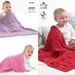 Baby Blankets Knitting Pattern - King Cole Aran Knitting Pattern 4137