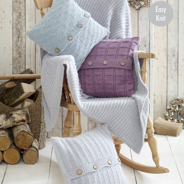Cushion Knitting Patterns Etsy UK