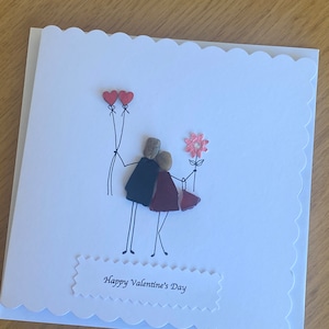 Personalisierte Valentinstagskarte, einzigartige Valentinstagskarte, Liebeskarten, Valentinstag für Ehemann, Liebeskarte für Frau