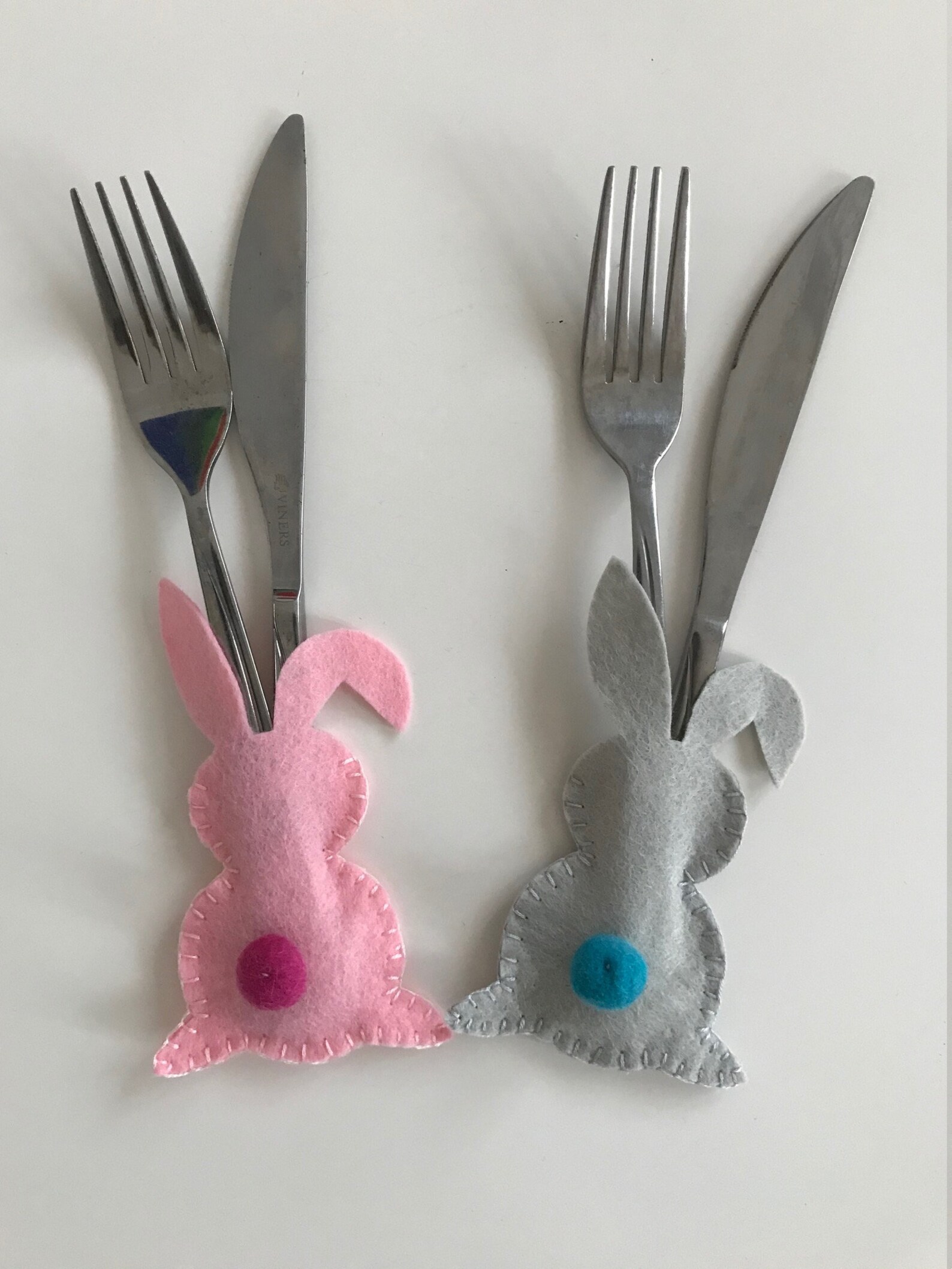 Easter Cutlery Holders Easter Table Decoration Easter Etsy