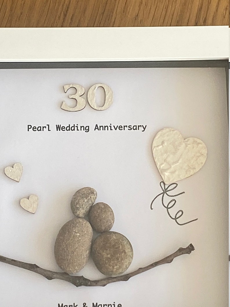 Pearl Wedding Anniversary 30th Wedding Anniversary Gift Etsy UK