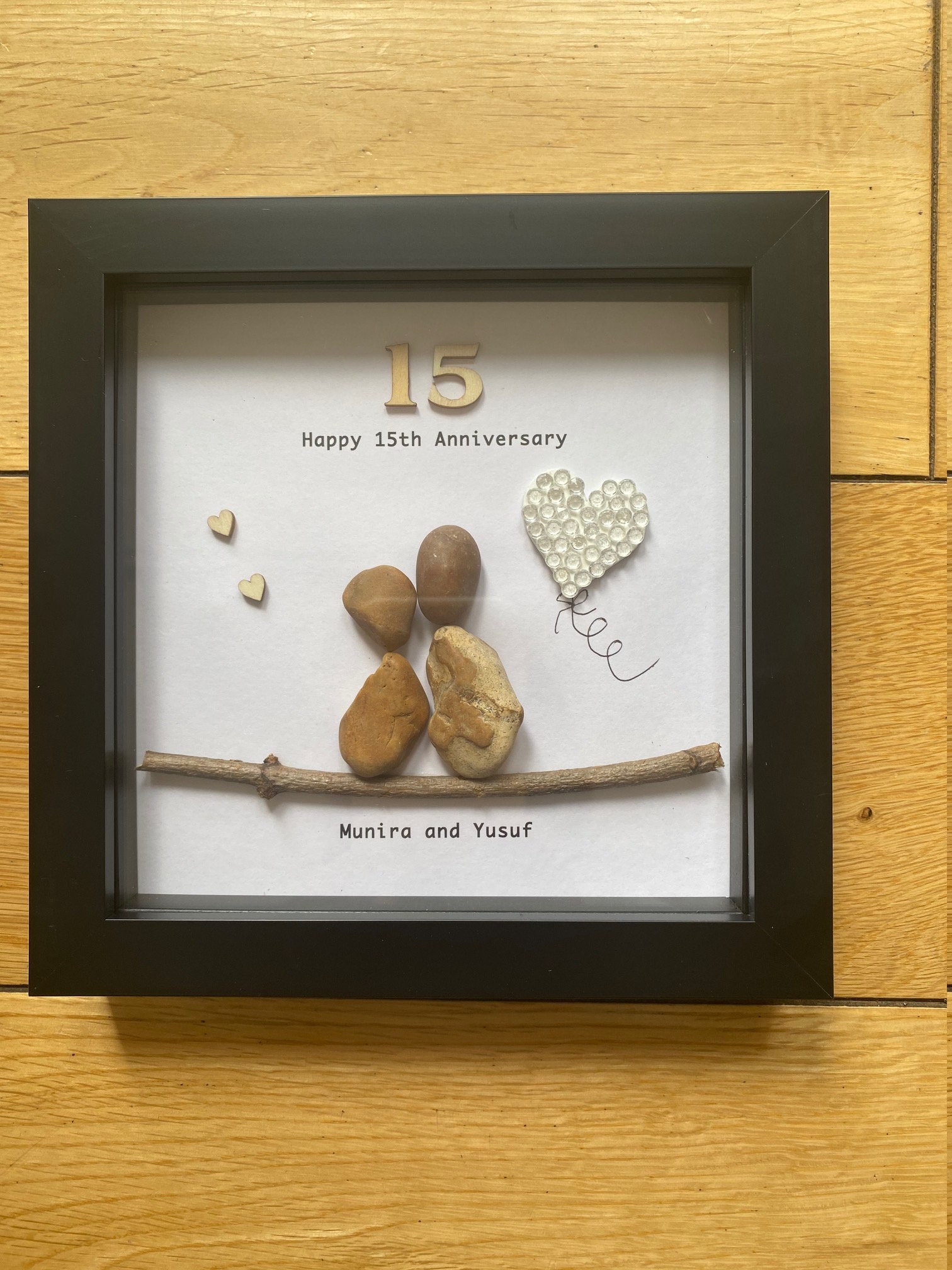 Kristall Hochzeitstag 15. Hochzeitstag 15 Jahre zusammen Etsy