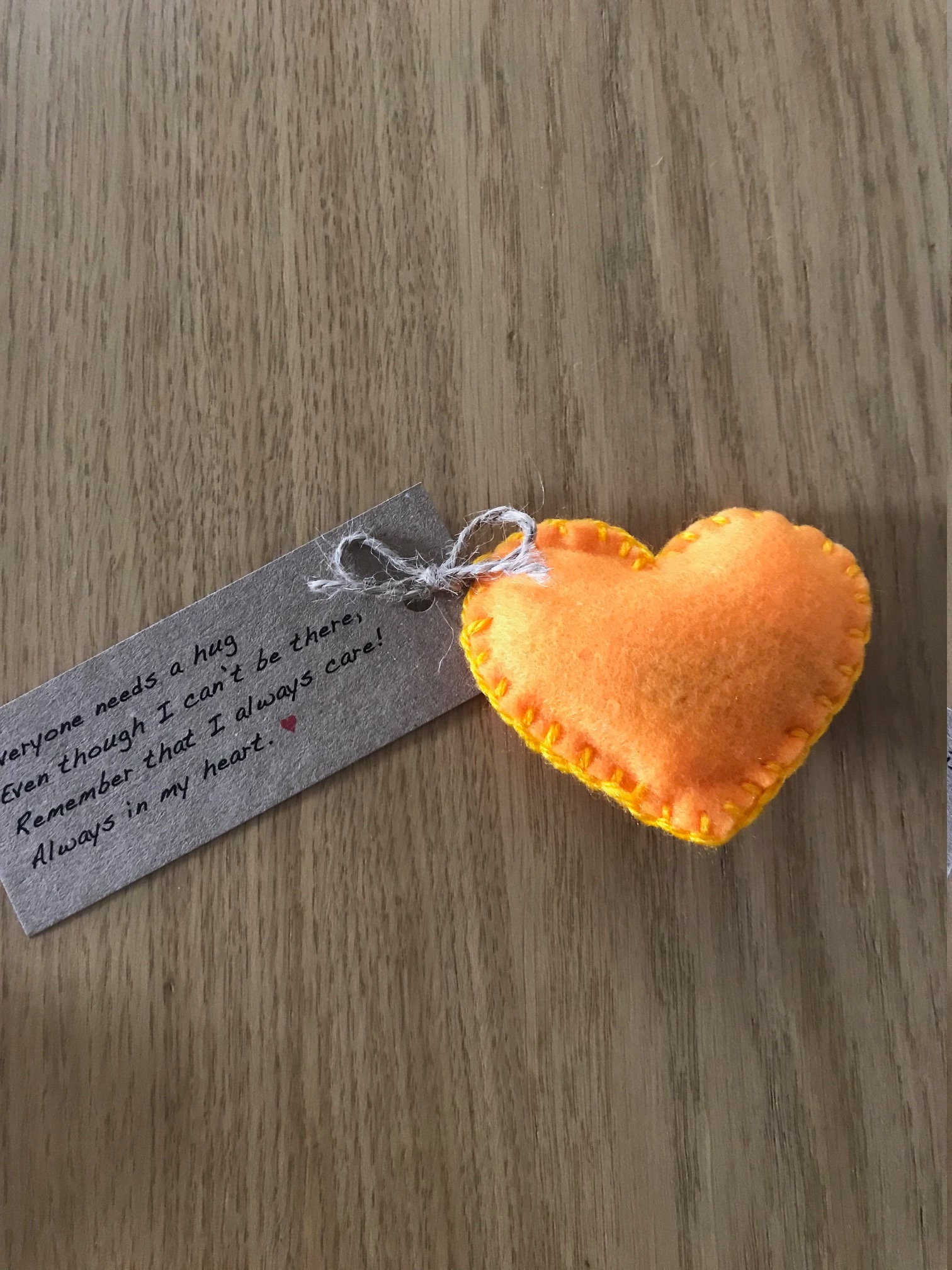 Handmade Heart Pocket Hug Valentines Heart Gift Mother's Etsy Canada