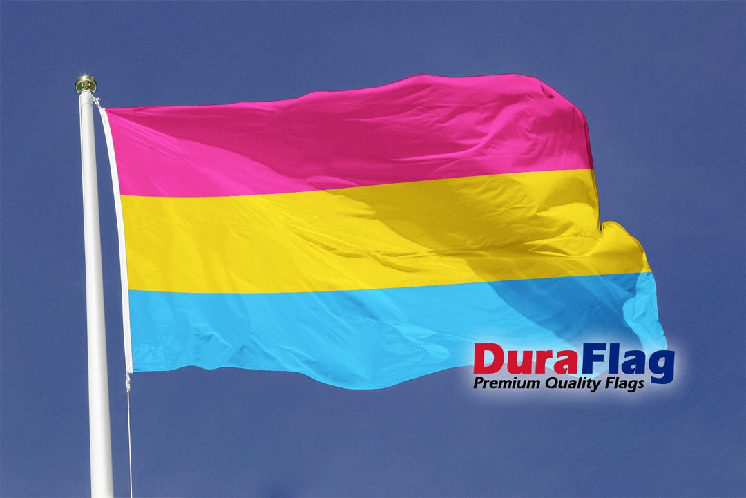 Duraflag Pansexual 5ft X 3ft With Clips/hooks Premium Quality 5x3 Flags ...