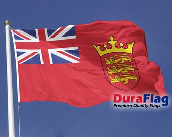 DuraFlag Red Ensign 3ft x 2ft Rope and Toggled Heavy Duty Flag