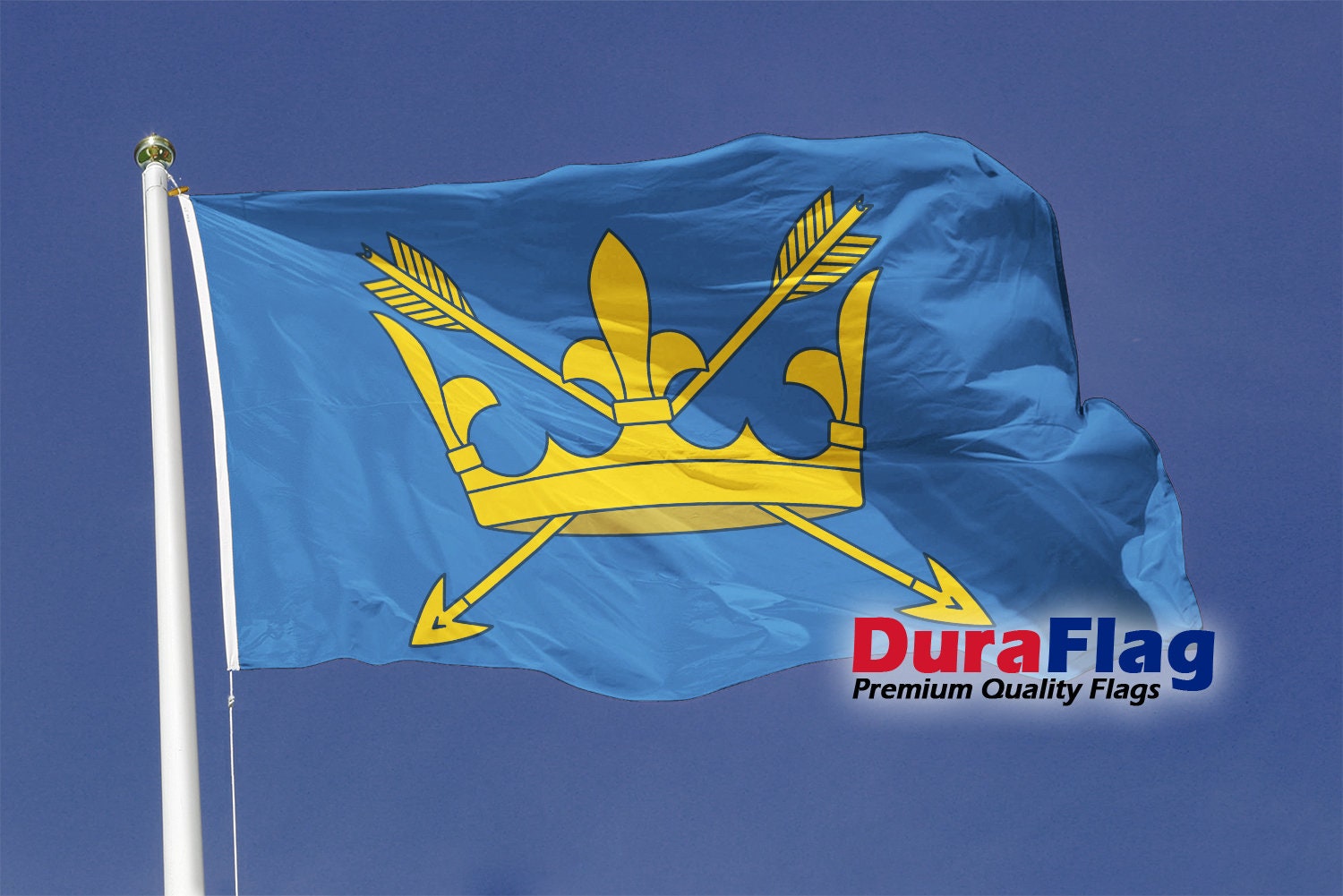 DuraFlag 17th/21st Lancers Style B 3ft x 2ft Rope and Toggle Heavy Duty Flag