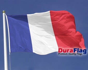 Bandera de calidad DuraFlag France Premium hecha a medida - Varios tamaños y opciones disponibles