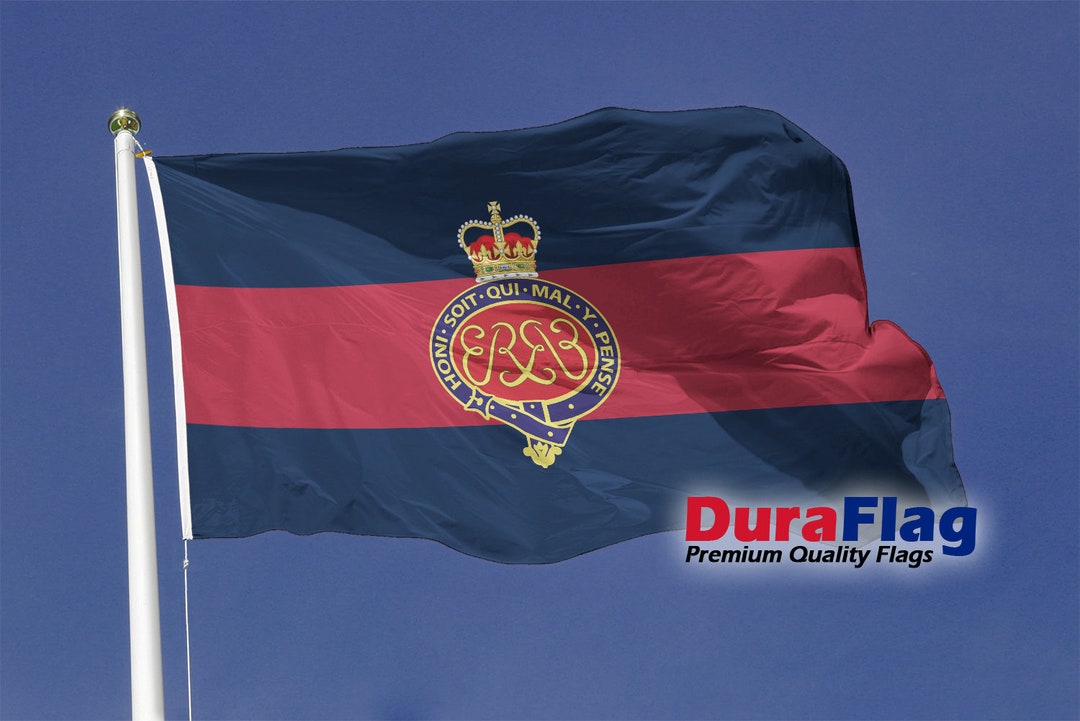 DuraFlag Bandiera Grenadier Guards Style B 50x30 Cm – Premium 100% Poliestere Con Corda