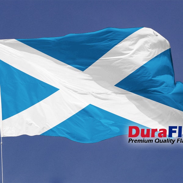 Custom Made DuraFlag St Andrews (Bleu clair) Drapeau de qualité premium - Différentes tailles et options disponibles