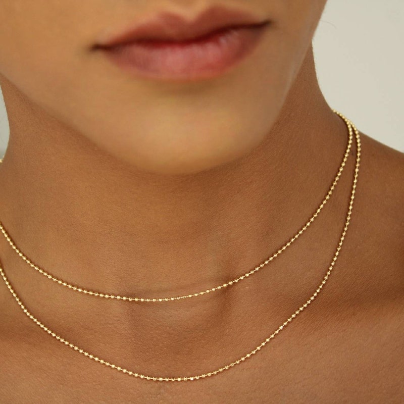 Beaded Chain Diamond Cut - Etsy