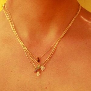 Friendship necklace for 2, best friends necklace, Bestie matching necklaces, set of two necklaces, Gold Layering Necklace