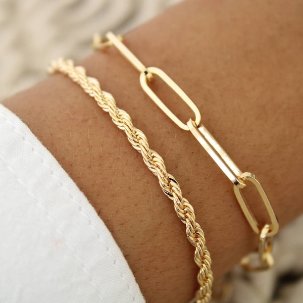 Twist Rope Bracelet Etsy