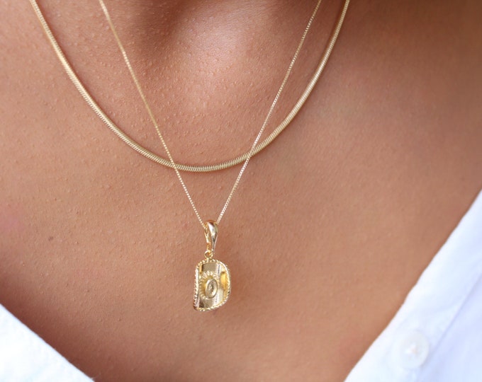 Gold Tiny Cowboy Hat Necklace for Women Necklace Dainty Etsy