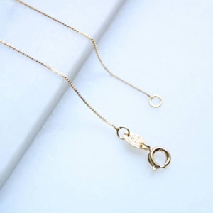 Little Cross Necklace, Dainty Minimalist Cross, 18K Gold Filled Chain, Gold Layering Necklace image 5