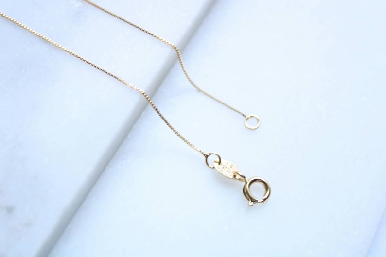 Little Cross Necklace, Dainty Minimalist Cross, 18K Gold Filled Chain, Gold Layering Necklace image 5