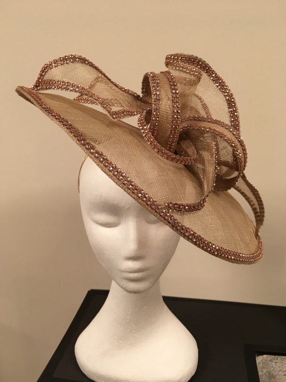Large Embellished Fascinator | Etsy 