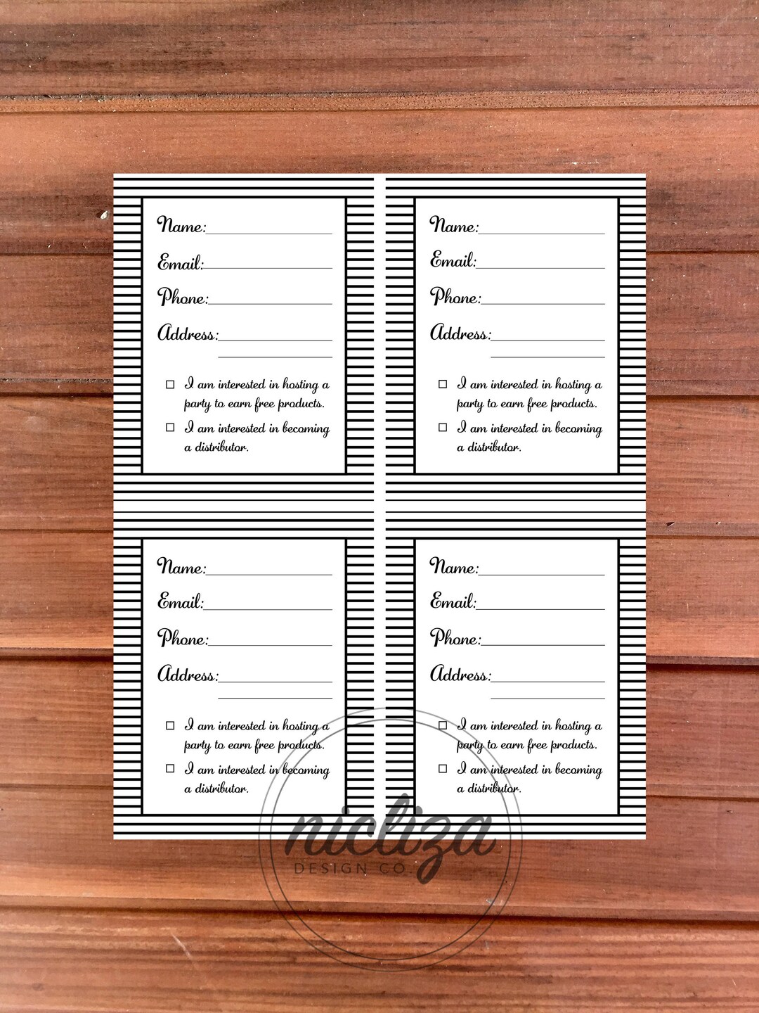 Lipsense Sign up Sheet, Lipsense Party Decor, Lipsense Party Form ...