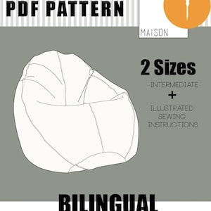 Bean Bag PDF pattern.