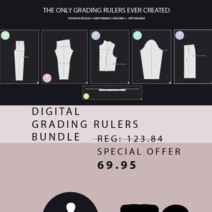 Digital WE TRANSFER PDF grading rulers bundle.