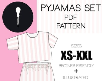 Pattern Pajamas Set PDF.