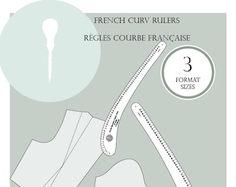 Reglas curvas francesas PDF + AI.