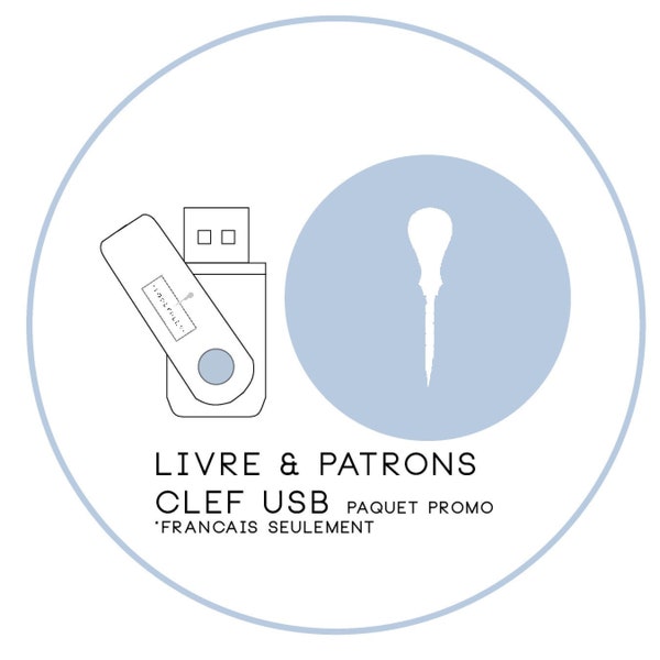 Livre en PDF, CLÉ USB & gabarits en Pdf.