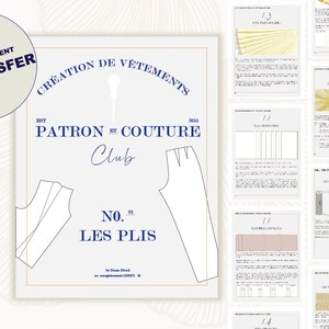 Clothing creation: Pattern and Couture Les Plis No.01