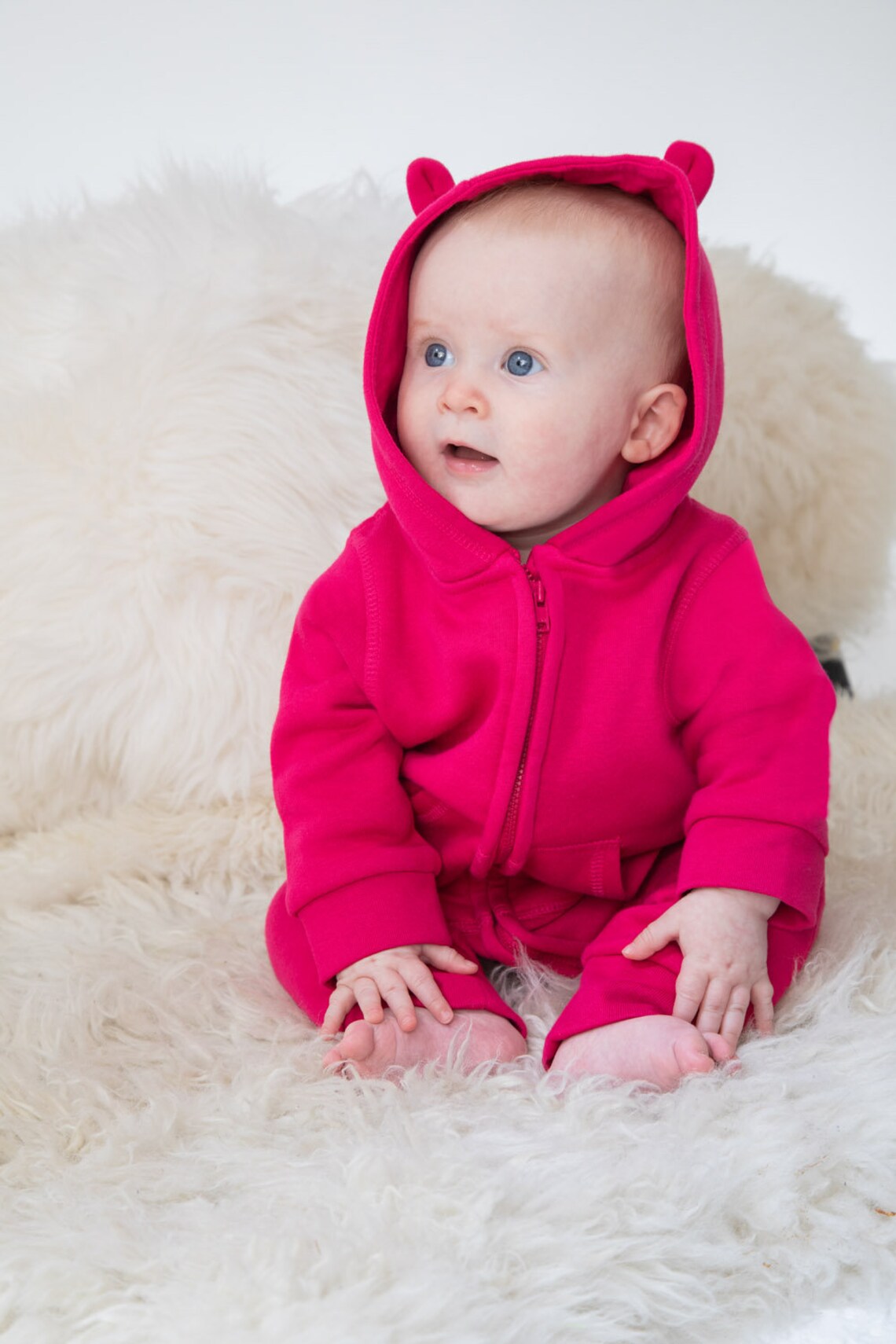 Personalised Baby/girls/boys All in One Hooded Onesie Suit Etsy