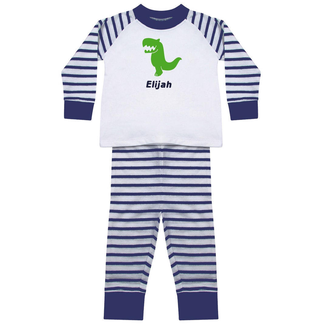 Personalised Girls/boys Pyjama Suit Printed With Name and - Etsy