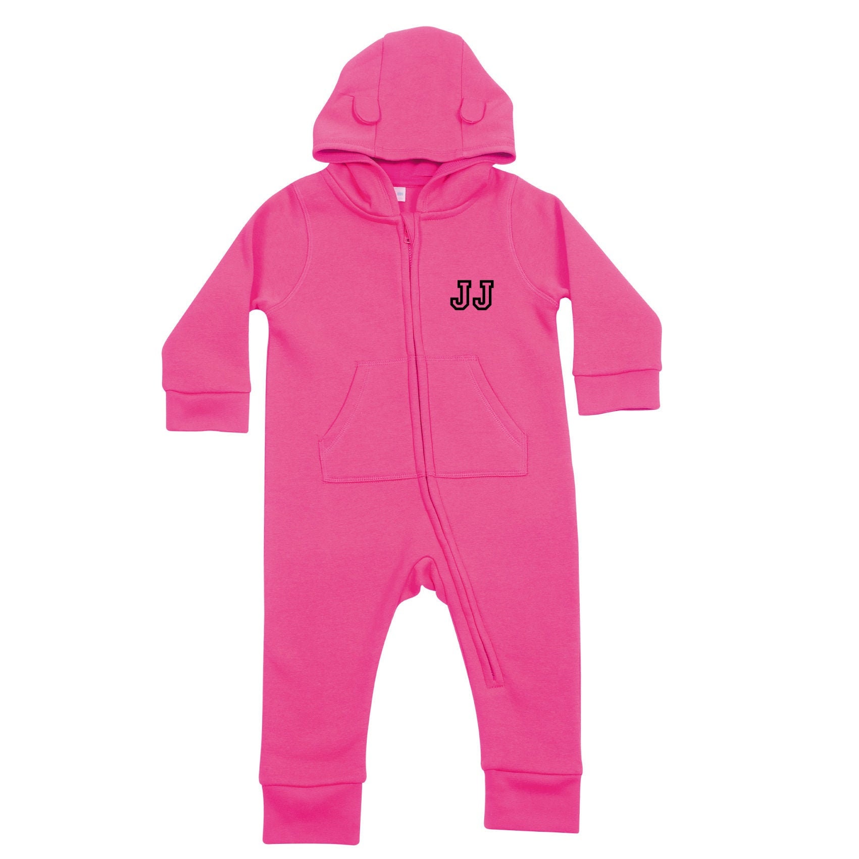 Personalised Baby/girls/boys All in One Hooded Onesie Suit Etsy