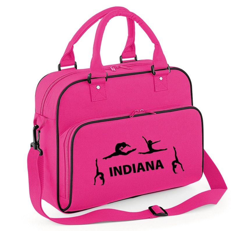 Ileisure Girls Personalised Gymnastic Figures Bag Ballet Bags Etsy