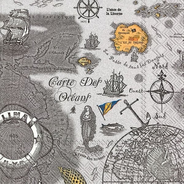 Decoupage Napkins Vintage Etsy