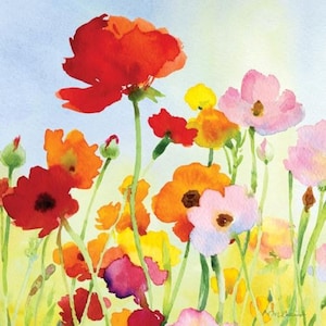 Decoupage Napkins French Wild Flowers (2 Napkins)
