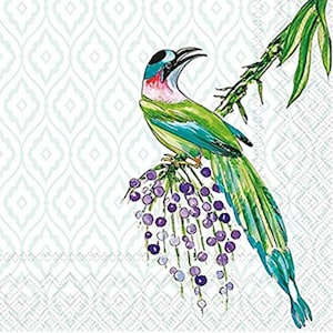 Decoupage Napkins Tropical Bird (2 Napkins)
