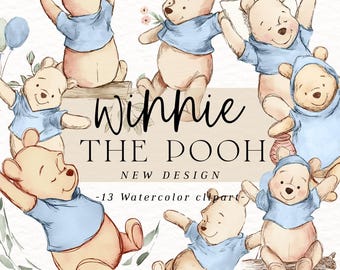 Winnie the pooh clipart, Winnie hunny pot clipart, Winnie classic pooh, Winnie png, Winnie pooh scrapbooking, Winnie png design-8
