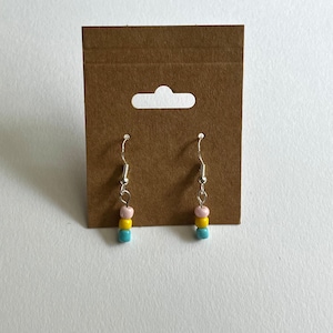 pansexual pride flag earrings