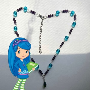 blueberry muffin inspired necklace!