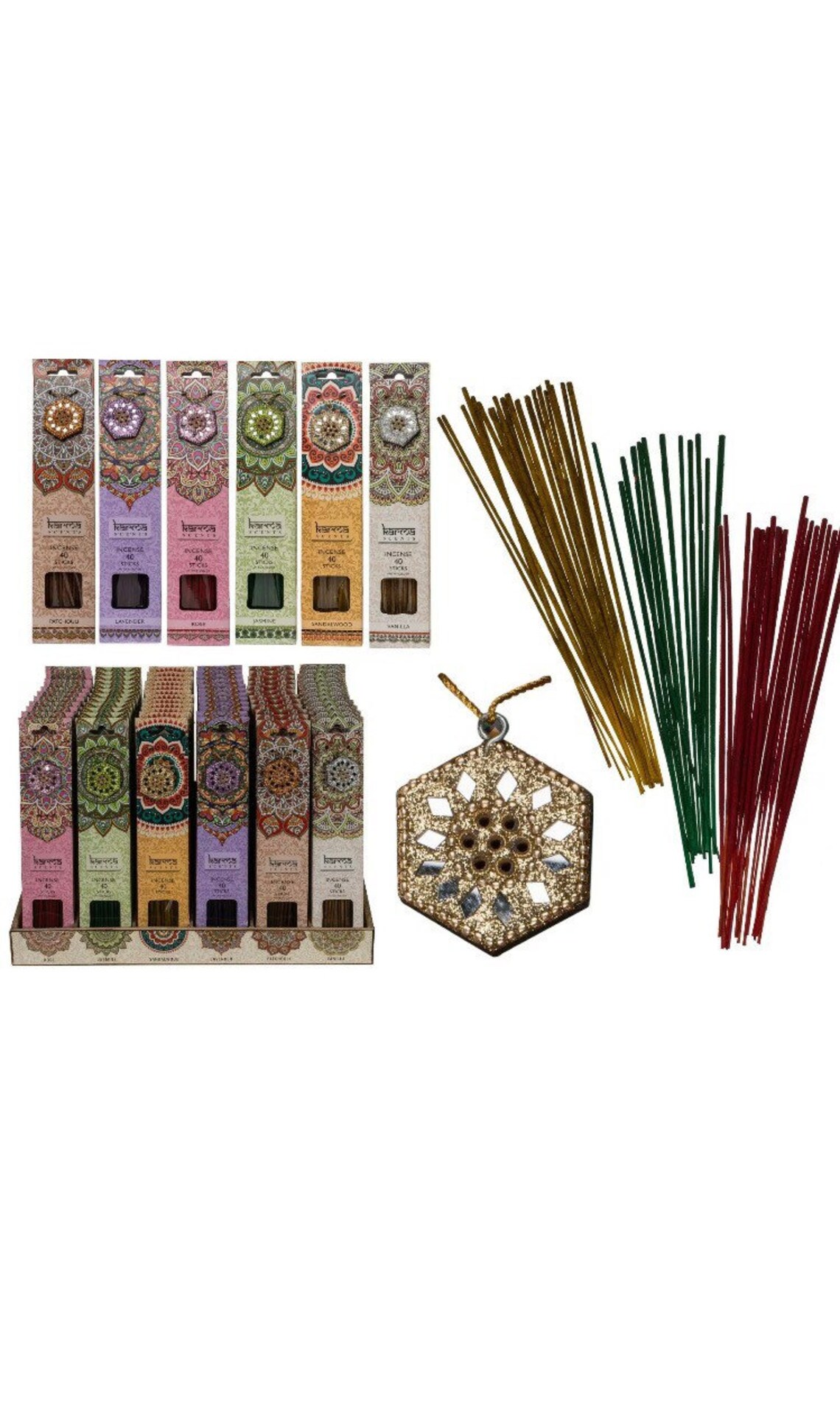 Premium incense stick Karma Collection 40 Piece Incense Sticks Etsy