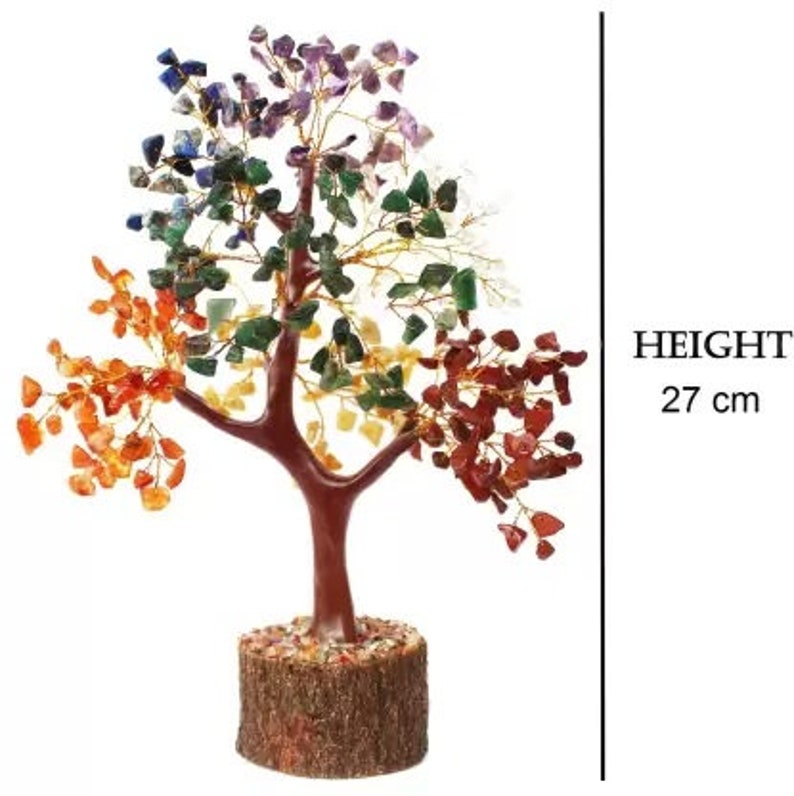 Seven Chakra Crystal Tree of Life / Crystals and Healing Etsy UK