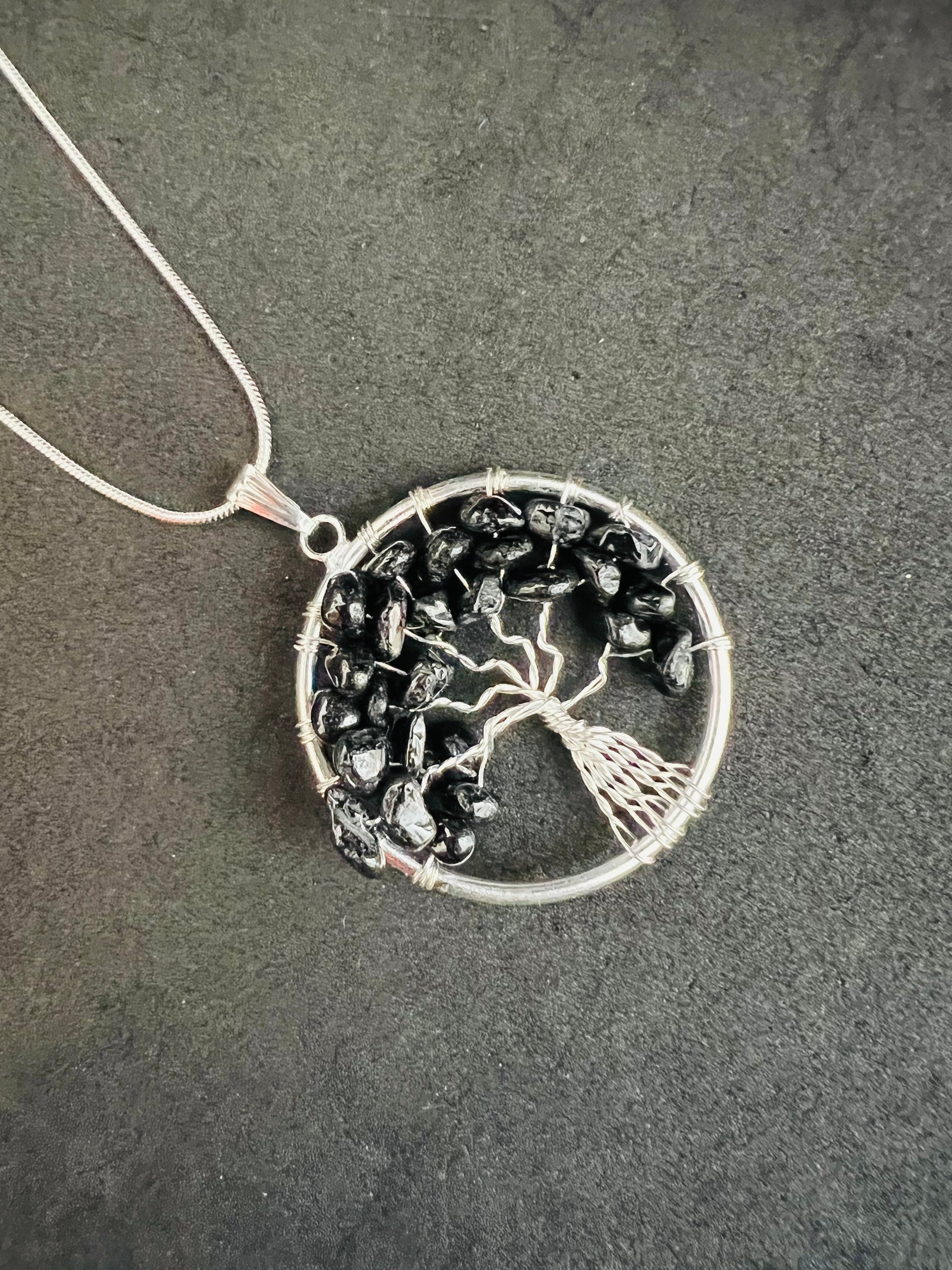 Crystal Tree of Life Necklace Healing Jewellery Wire - Etsy UK