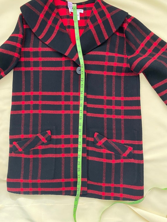 FULLY REVERSIBLE PENDLETON wool coat size M - image 10