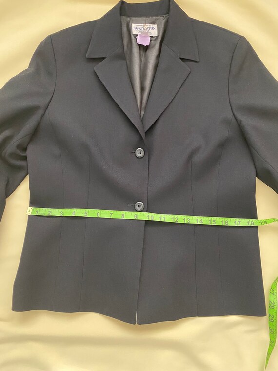 PENDLETON all wool Black blazer - image 6