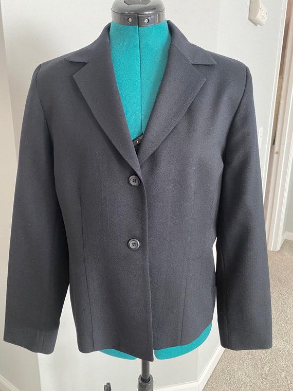 PENDLETON all wool Black blazer - image 2