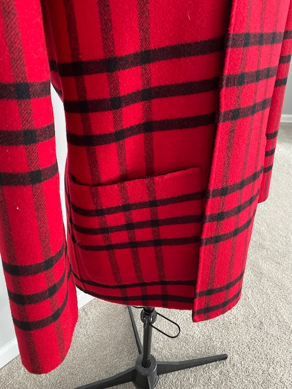 FULLY REVERSIBLE PENDLETON wool coat size M - image 6