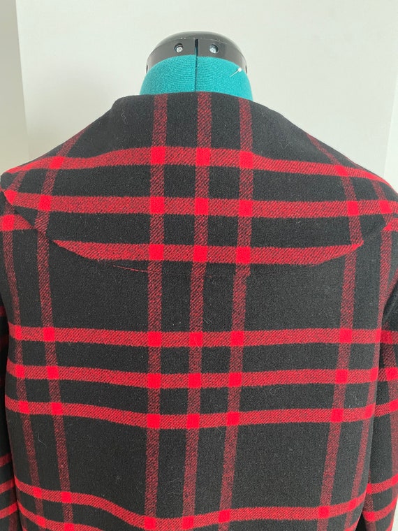 FULLY REVERSIBLE PENDLETON wool coat size M - image 4