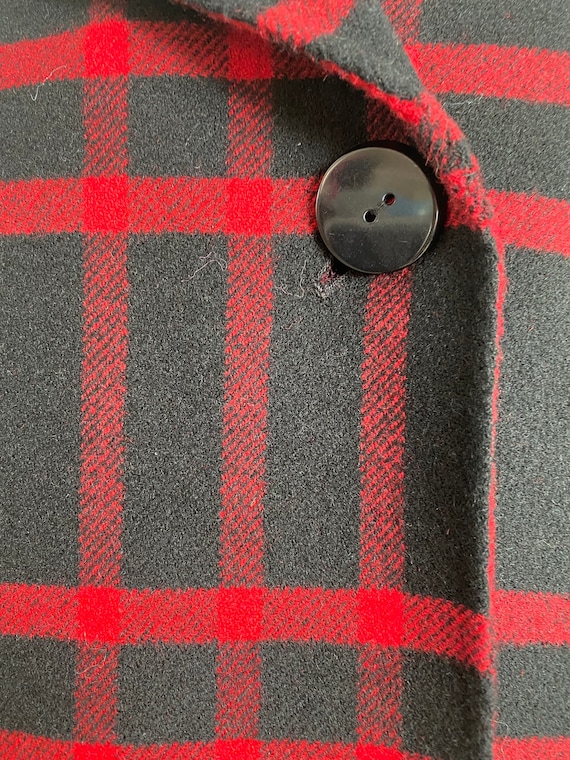 FULLY REVERSIBLE PENDLETON wool coat size M - image 3