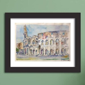 Kolosseum in Rom - Aquarelljahr 2020