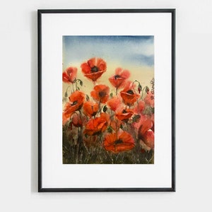 Papaveri (poppies) - acquerello (watercolor) 2021