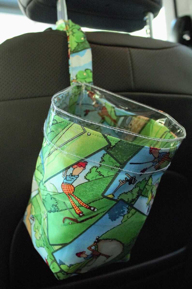 Small Car Garbage Bag Reusable Washable Adjustable Etsy