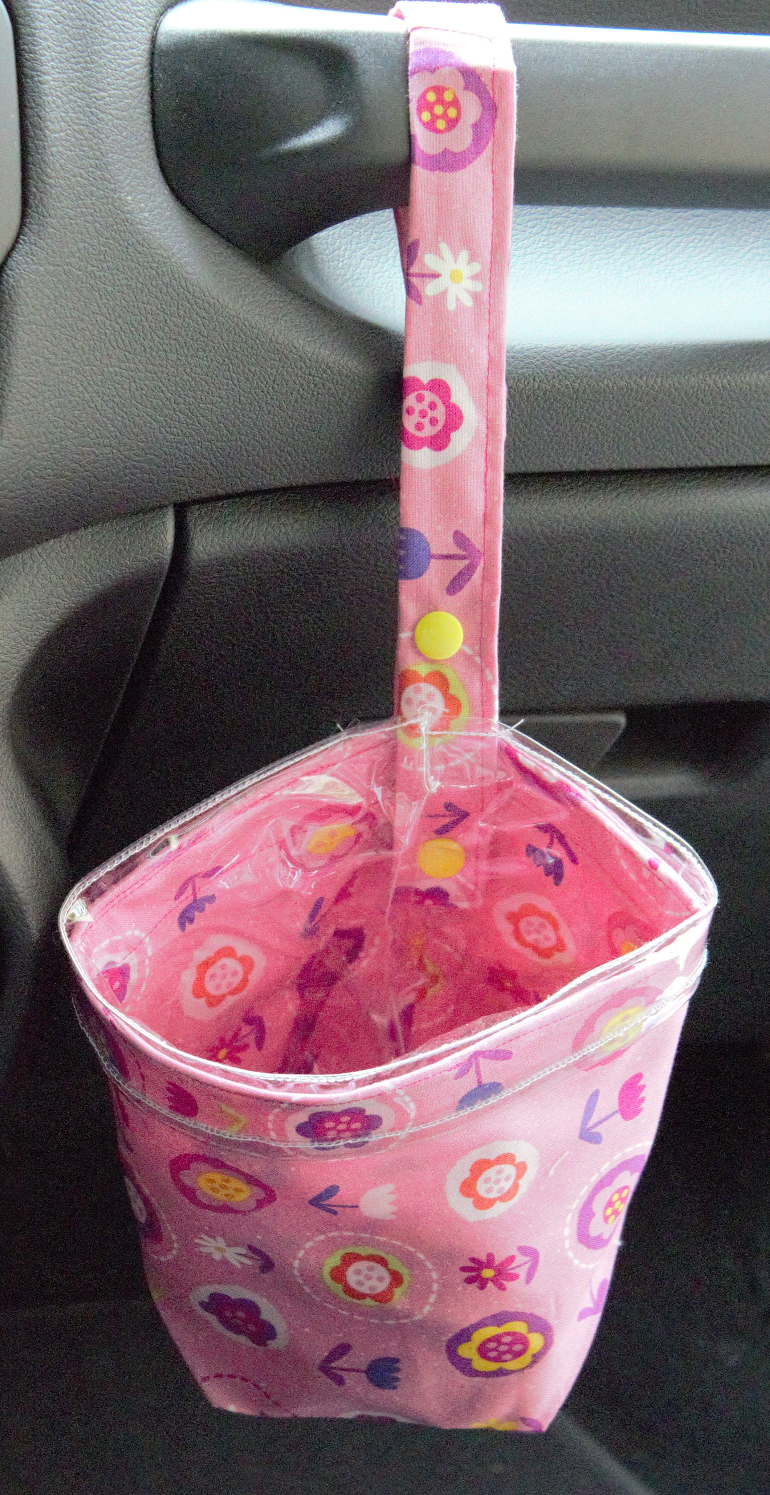 Small Car Garbage Bag, Reusable, Washable, Adjustable, Vehicle, Auto Trash, Litter, Car Trash